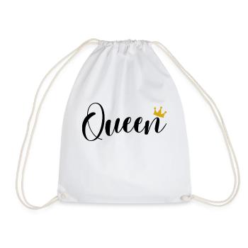 Familly king_Queen - Turnbeutel - Weiß - Vorne