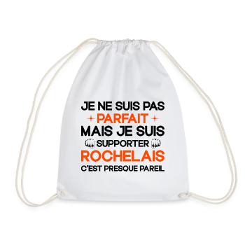 Supporter Rochelais Cadeau Rugby La Rochelle - Sac de sport léger - blanc - Devant