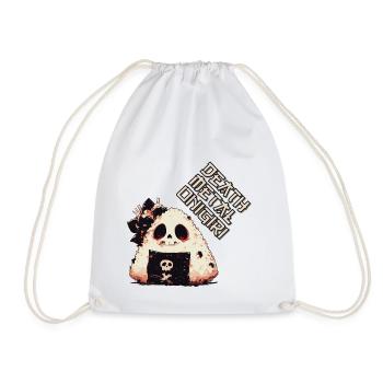 Onigiri Death Metal - Sac de sport léger - blanc - Devant