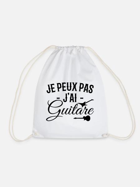 Ich kann keine Gitarre haben - Turnbeutel - Weiß
