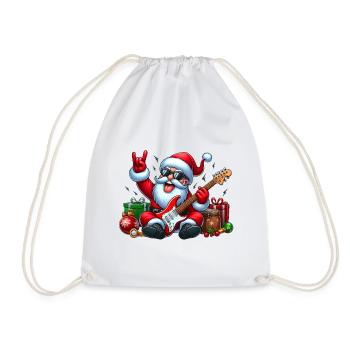 Santa Rock 4 - Turnbeutel - Weiß - Vorne