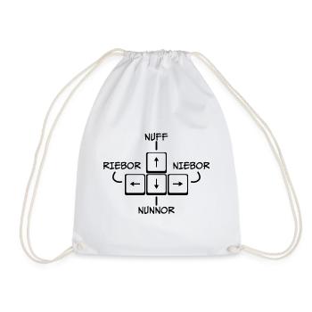 Ossi DDR Ostdeutschland Geschenk - Turnbeutel - Weiß - Vorne
