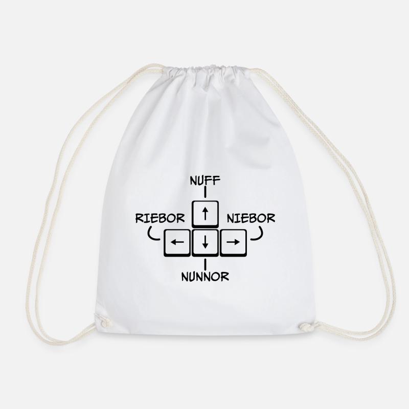 Ossi DDR Ostdeutschland Geschenk - Turnbeutel - Weiß