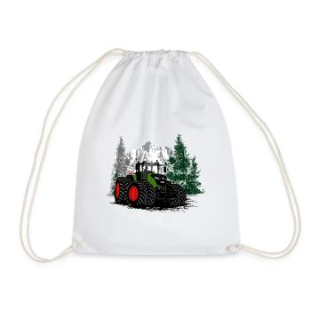 Tracteur - Tracteur - Agriculteur - Agriculteur - Sac de sport léger - blanc - Devant