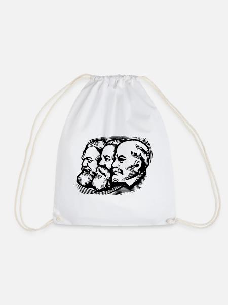 Chemnitz Gift Karl Marx Marxism - Drawstring Bag - white