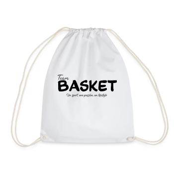 Team Basket - Sac de sport léger - blanc - Devant