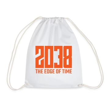 2038 - The Edge of Time - Drawstring Bag - white - Front