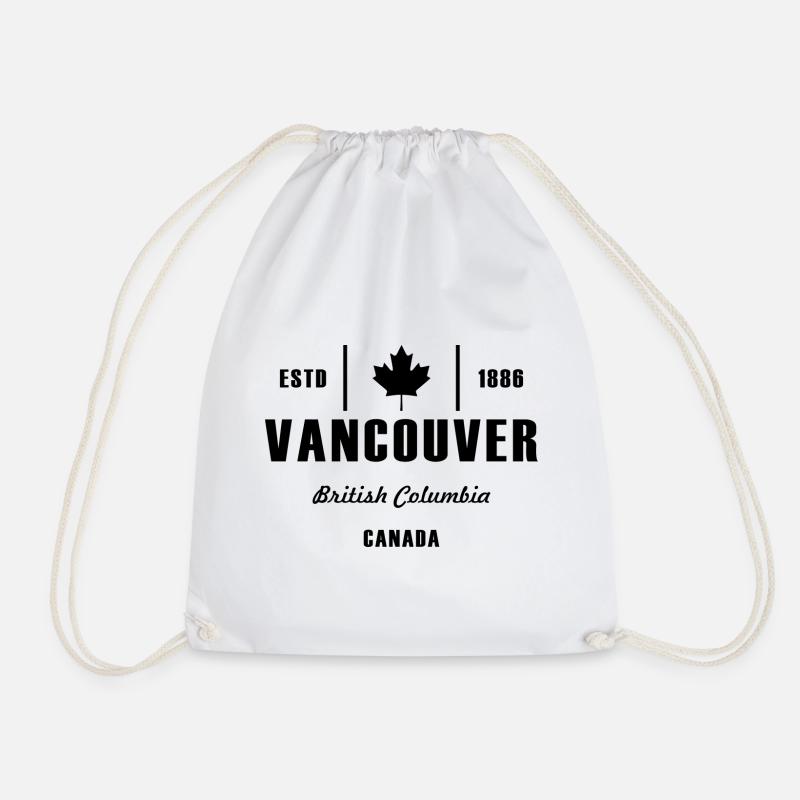 Vancouver canada Geschenk Flagge Kanadisch - Turnbeutel - Weiß