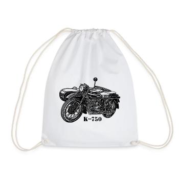 К 750 Silhouette Ural Side-car cadeau - Sac de sport léger - blanc - Devant
