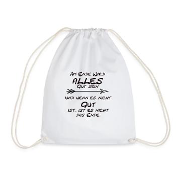Good All Gift Idea Motivation - Drawstring Bag - white - Front