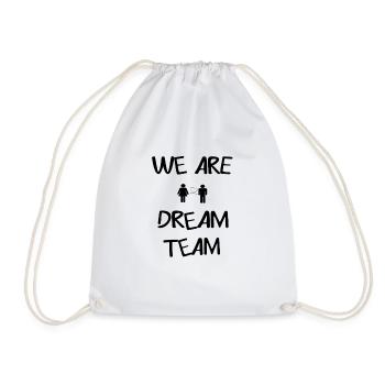Nous sommes une équipe de rêve # Nous sommes une équipe de rêve # cadeau - Sac de sport léger - blanc - Devant