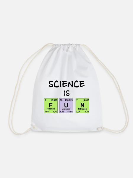 Science is Fun - Turnbeutel - Weiß