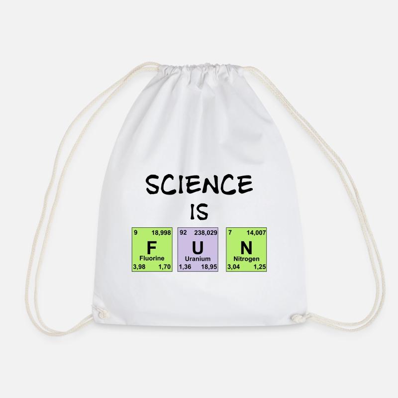 Science is Fun - Turnbeutel - Weiß