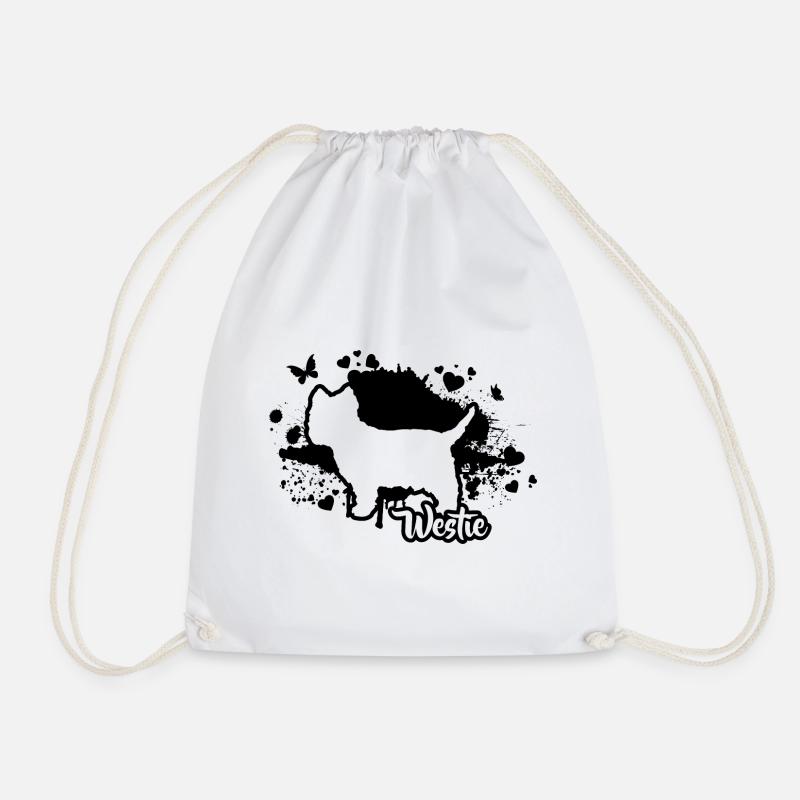 WESTIE Chien Chien Wilsigns - Sac de sport léger - blanc