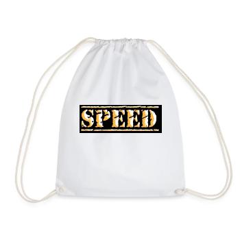 Speed - Drawstring Bag - white - Front