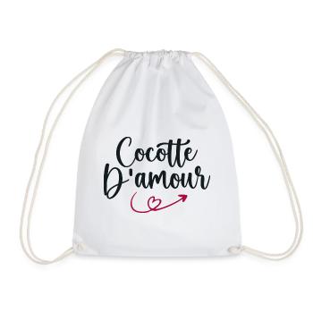 Cocotte D'amour - Sac de sport léger - blanc - Devant
