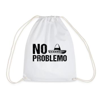No Problem Sombrero No Problemo - Drawstring Bag - white - Front