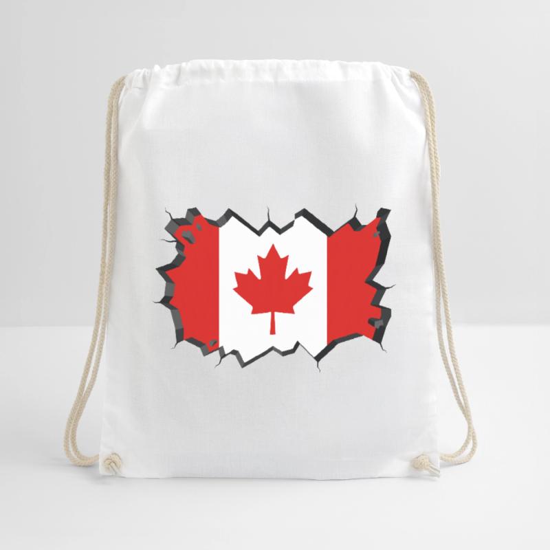 Drapeau du Canada Feuille d'érable Feuille d'érable Canada Sac de sport léger