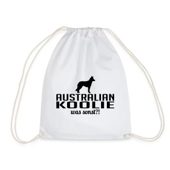 Australian Koolie was sonst Hunde Spruch Wilsigns - Turnbeutel - Weiß - Vorne