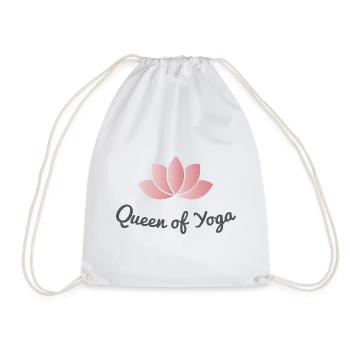 yoga - Turnbeutel - Weiß - Vorne
