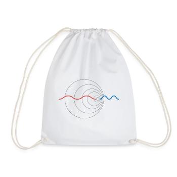 Arbre Doppler effet physique physicien cadeau - Sac de sport léger - blanc - Devant