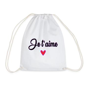 MOTHER'S DAY. HAPPY MOTHER'S DAY. MOM - Drawstring Bag - white - Front
