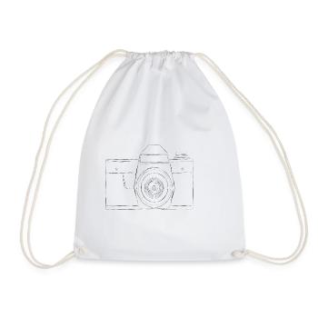 Appareil photo, appareil photo vintage, , vieil appareil photo, vieux - Sac de sport léger - blanc - Devant