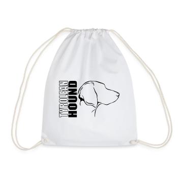TYROLEAN HOUND Profile Dogs Dog Wilsigns - Drawstring Bag - white - Front