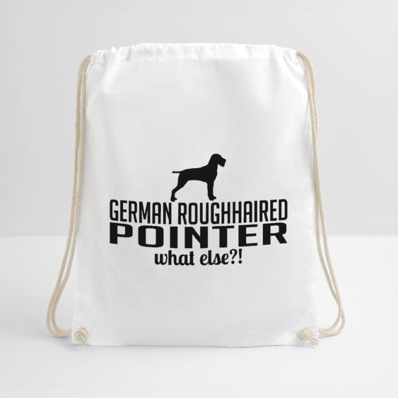 GERMAN ROUGHHAIRED POINTER what else Hund Wilsigns Turnbeutel