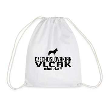 CZECHOSLOVAKIAN VLCAK what else Hundespruch Hunde - Turnbeutel - Weiß - Vorne