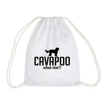 Cavapoo quoi d’autre chien disant chiens Wilsigns - Sac de sport léger - blanc - Devant