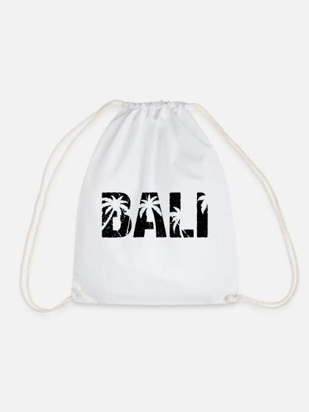 Bali Palmiers Indonésie Île Bali - Sac de sport léger - blanc