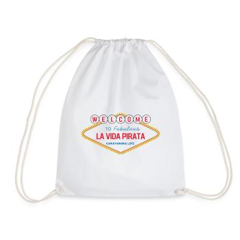 WELCOME Collection La Vida Pirata - Caravaning Life - Turnbeutel - Weiß - Vorne
