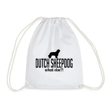 Chien de berger hollandais Quoi d’autre chiens dire Wilsigns - Sac de sport léger - blanc - Devant