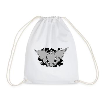 Graffiti Mouse - Drawstring Bag - white - Front