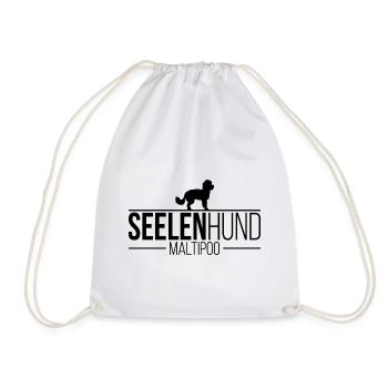 Maltipoo Seelenhund Hundespruch Hunde Wilsigns - Turnbeutel - Weiß - Vorne
