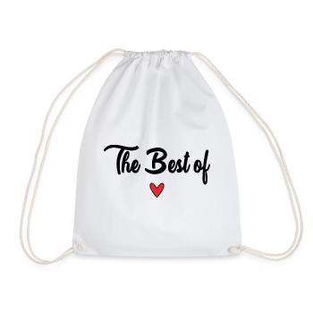 HAPPY FATHER'S DAY. DAD. FATHER'S DAY. FATHER - Drawstring Bag - white - Front