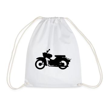 Simson Star Silhouette - Drawstring Bag - white - Front