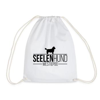 Westiepoo Seelenhund Hunde Hund Wilsigns - Turnbeutel - Weiß - Vorne