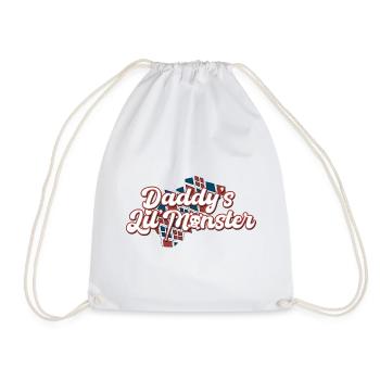 daddys lil monster red and black - Sac de sport léger - blanc - Devant