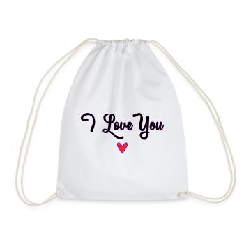 BONNE FÊTE. COEUR. BONNE FÊTE MAMAN. MAMAN - Sac de sport léger - blanc - Devant