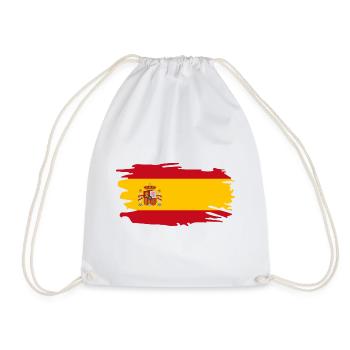 Spanien Flagge - Turnbeutel - Weiß - Vorne