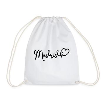 Madrid Heartbeat Espagne Capitale - Sac de sport léger - blanc - Devant