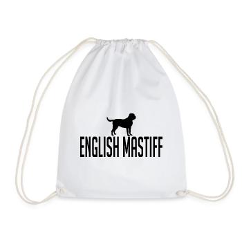 Deutsch Mastiff Dog breeds Dogs Dog Wilsigns - Drawstring Bag - white - Front