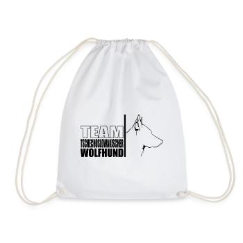 TEAM Tschechoslowakischer Wolfhund Hunde Wilsigns - Turnbeutel - Weiß - Vorne