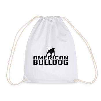 AMERICAN BULLDOG Chiens de race de chien Wilsigns - Sac de sport léger - blanc - Devant