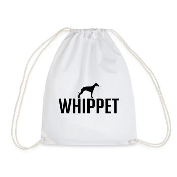 WHIPPET Dog breeds Dogs Greyhound Wilsigns - Drawstring Bag - white - Front