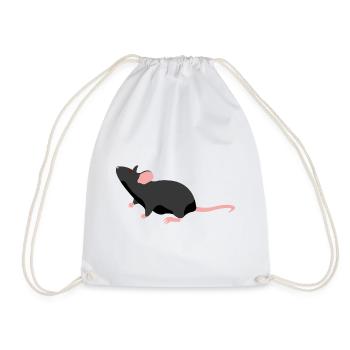 Cadeau animal de rat disant - Sac de sport léger - blanc - Devant