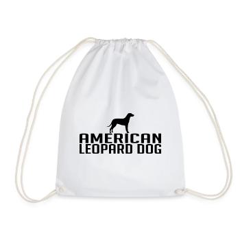 AMERICAN LEOPARD DOG Hunderasse Hund Wilsigns - Drawstring Bag - white - Front