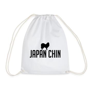 JAPON CHIN Race Chien Chien Chiens Wilsigns - Sac de sport léger - blanc - Devant
